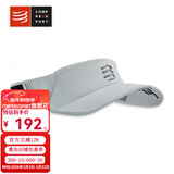 COMPRESSPORT空顶帽跑步马拉松男女遮阳帽子网球运动透气止汗防晒 【38克】轻量III 白黑