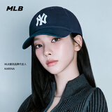 MLB帽子男女棒球帽四季软顶休闲鸭舌帽遮阳送礼3ACP6601N-50NYS