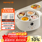九阳（Joyoung）电炖锅电炖盅隔水炖锅煮粥煲汤锅家用多功能锅婴儿辅食锅4.5L白瓷内胆燕窝盅GD186