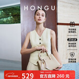 红谷女包单肩包女手提包包牛皮斜挎包丝巾搭配戴妃包 新年生日礼物