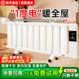 温特雷特电暖气家用水暖暖气片可移动水循环取暖器注水电暖器全屋速热暖气片室内大面积水暖节能省电取暖器 【自动控温款】带花10柱|适合10㎡以下 【柱数越大效果越好】