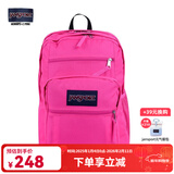 JANSPORT杰斯伯双肩包男旅行轻便背包书包女高中笔记本大学生包电脑包 TDN70R4蜜糖粉