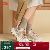 李宁猫爪LITE 3丨老爹鞋女鞋2025秋冬新款经典潮流休闲运动鞋AGCV390
