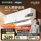 海尔空调 麦浪舒适风大1匹 一级能效变频 双排铜管蒸发器 卧室挂机 国家补贴 以旧换新 KFR-26GW/E2-1