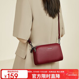老人头头层牛皮女士包包女包大容量手机包单肩斜挎包小包元旦礼物送女生