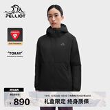 伯希和（Pelliot）[成毅同款]Primaloft金标P棉棉服女保暖防风冬季外套125376010黑L
