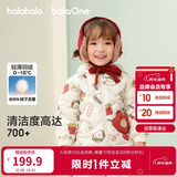 巴拉巴拉儿童羽绒服女童男童2025年冬季宝宝轻薄保暖外套上衣萌趣男宝女宝