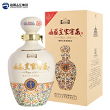 山庄皇家窖藏彩瓷52度彩瓷浓香型白酒纯粮酿造整箱装450ml*4 52度 450mL 4瓶