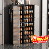 安尔雅 简易鞋柜经济型简约防尘小鞋架子多层组装塑料收纳柜玄关柜