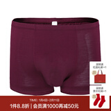 爱慕先生（AIMER MEN）【2条装】男士内裤中腰平角内裤男莫代尔U型立体剪裁NS23A441 酒红色 175