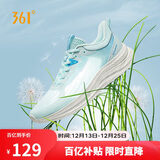 361°运动鞋男鞋飞羽网面透气休闲轻便厚底慢跑步鞋子男672322231-5