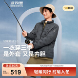 波司登（BOSIDENG）25年新款短款羽绒服男90鹅绒商场热卖同款立领羽绒内胆B250131033 【趋势推荐】极地灰-格雷系-700+蓬鹅绒【卡码拍大】 XS 165/88A 体重约120斤以内