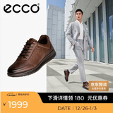 爱步（ECCO）正装鞋 增高牛皮休闲皮鞋男 雅仕男鞋系列207124 可可棕43