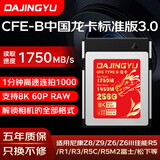 DAJINGYU大鲸鱼 256GB CFexpress Type B存储卡cfe b高速内存卡 读1750MB 适配富士佳能尼康松下8K超清录制