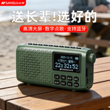 山水（SANSUI）无线蓝牙音箱插卡高音质户外家用便携式小音响FM调频电台老年人收音机随身听播放器V59 装甲绿