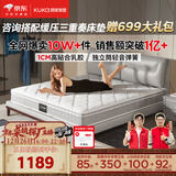 顾家家居（KUKA）京东家具天然乳胶弹簧席梦思主次卧床垫子梦想垫旗舰版2.0X2.2米