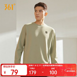 361°卫衣男装秋冬季长袖运动服休闲跑步圆领宽松上衣服652334801D-7
