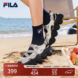 FILA 斐乐官方女鞋FRAGOLA摩登凉鞋夏季新款时尚休闲草莓凉鞋子 燧石灰/冰灰-EI 36
