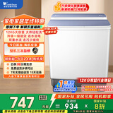 小天鹅（LittleSwan）双桶双缸洗衣机半自动 12公斤大容量 强力去污洗大件 节能 TP12S156 以旧换新 国家补贴 一级能效