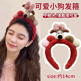 NIANFIN2026新年马年卡通头饰儿童红色发饰发箍可爱礼物饰品女