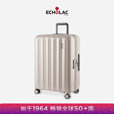 爱可乐（Echolac）万向轮行李箱旅行箱密码箱防刮旅游扩容箱登机箱PC232拿铁棕20吋