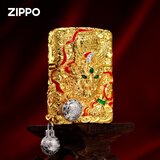 ZIPPO打火机限量版灵动招财貔貅芝宝煤油防风送父亲生日礼物男友收藏 镀金【送自用装】