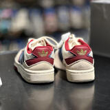 阿迪达斯（adidas）三叶草休闲鞋男鞋女鞋2025冬季新款Courtic撞色三条纹板鞋运动鞋 ID0560浅米色/棕红/藏青蓝 42