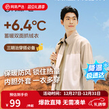 网易严选25新品摇粒绒外套男士夹克冲锋衣内胆夹克蓄热保暖抓绒衣户外休闲 B款拼接-浅驼色拼接 S
