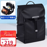 POLO双肩包男士旅行翻盖背包男头盔机车包篮球书包16/17.3英寸电脑包