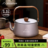 WhitePeak烧水壶户外煮茶壶铁壶泡茶专用碳火炉电陶炉器具围炉煮茶