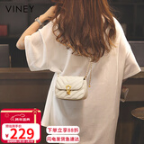viney包包女包牛皮斜挎手机包洋气单肩链条包生日新年礼物送女生女友