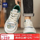 海澜之家HLA男鞋拼接板鞋男透气网布鞋子男潮流休闲鞋男 0363 蓝色 42