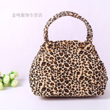 畅印 高颜值小包手提布包女包迷你小包包手提包女包水饺包小众包妈妈买菜包帆布包 豹纹大款