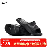 耐克NIKE外穿休闲鞋男一字沙滩鞋VICTORI ONE拖鞋CZ5478-001黑40