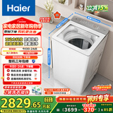 海尔（Haier）小红花 全自动波轮洗衣机 10KG双动力 紫外杀菌 家电国家补贴以旧换新京东自营 XQS100-BE73M