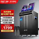 先科家庭ktv音响套装点歌机一体机家用卡拉ok户外k歌唱歌专业设备广场舞音响带显示屏麦克风视频点唱机 【SW-39S标准款】19吋屏13喇叭+双话筒