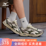 美津浓（MIZUNO）RACER S 软底轻便运动跑步鞋男女同款缓震透气休闲慢跑鞋 20/春芽绿 38.5 (245mm)