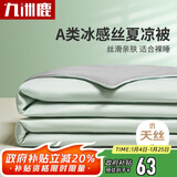 九洲鹿A类抑菌被子可机洗水洗双人儿童被子150x200cm