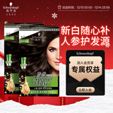 施华蔻（Schwarzkopf）怡然滋养染发霜4.0自然棕色*2 染发剂染发膏植物人参多次盖白补染