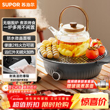 苏泊尔（SUPOR）围炉煮茶电陶炉多功能家用电煮茶炉养生泡茶烧水煮茶器蒸茶器白茶黑茶蒸茶器不挑器具SW-DTL-W1