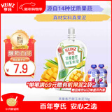 亨氏（Heinz）婴幼儿辅食苹果香芒甜玉米泥超金果泥宝宝辅食营养78g