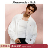 Abercrombie & Fitch【牛津衬衫】经典小麋鹿图案男装25春夏美式长袖衬衫125-5083 白色 L (180/108A)尺码偏大