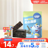 小鹿蓝蓝 黑芝麻夹心海苔脆 宝宝儿童零食黑芝麻酥脆口感即食海苔40g 