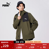 彪马（PUMA）男子修身山系户外机能风运动拉链连帽梭织夹克外套848287 橄榄绿-02 2XL (190/108A)