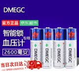 松然DMEGC 5号电池2600毫安 LR6指纹智能密码电子锁门锁专用五号AAA电池 东磁血压计血糖仪原装电池