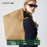 LACOSTE法国鳄鱼女包优雅大容量时尚单肩包托特包女|NF1888PO C87/卡其色 00