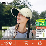 蕉下（beneunder）帽子女秋冬棒球帽遮阳帽鸭舌帽大帽檐防紫外线帽子冬季男BM530白