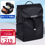 POLO双肩包男士旅行翻盖背包男头盔机车包篮球书包16/17.3英寸电脑包