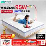林氏生活学生宿舍床垫子0.9x1.9米单人记忆棉折叠薄0.9mx2m大学生家用 蓝白色【抗菌消臭 深度睡眠】4cm 190*90cm 宿舍床