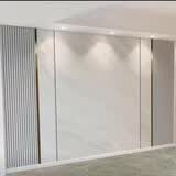 麦哟宝电视背景墙自粘墙贴壁纸3D格栅壁布客厅沙发装饰壁画卧室影视墙布 【整张】5D立体凹凸工艺/平米 超大
